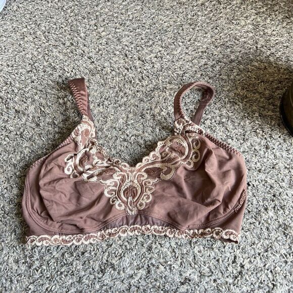 Curvation Brown Wireless Unlined Bra Size 38D - Picture 5 of 5